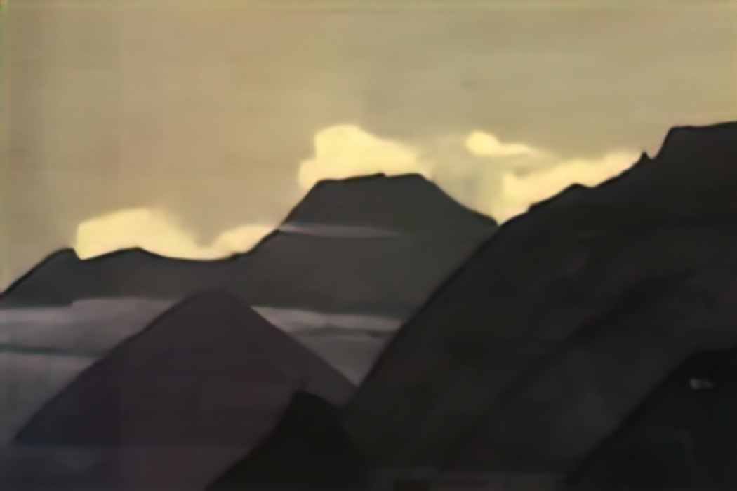 Nicholas Roerich kuluta mountains before the sunset 1936 Art A4 Photo Print