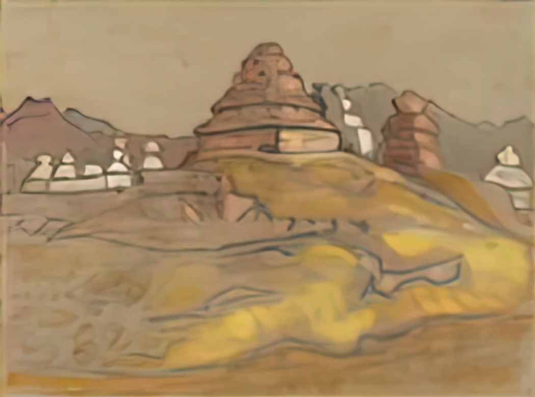 Nicholas Roerich ladakh 1 Art A4 Photo Print