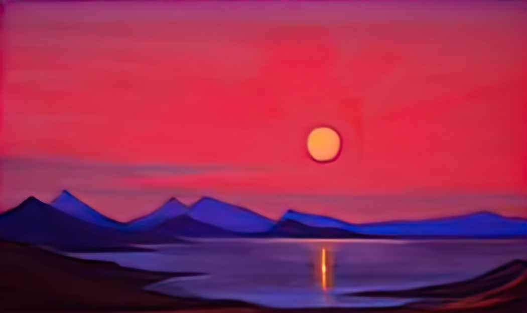 Nicholas Roerich ladakh kashmir 1943 Art A4 Photo Print