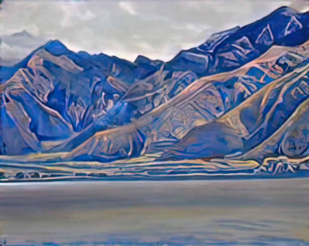 Nicholas Roerich lake dal 1925 Art A4 Photo Print
