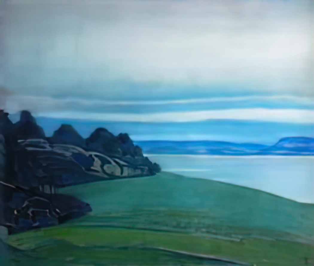 Nicholas Roerich lake hyumpola 1917 Art A4 Photo Print