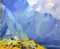 Nicholas Roerich lake in the mountains Art A4 Photo Print