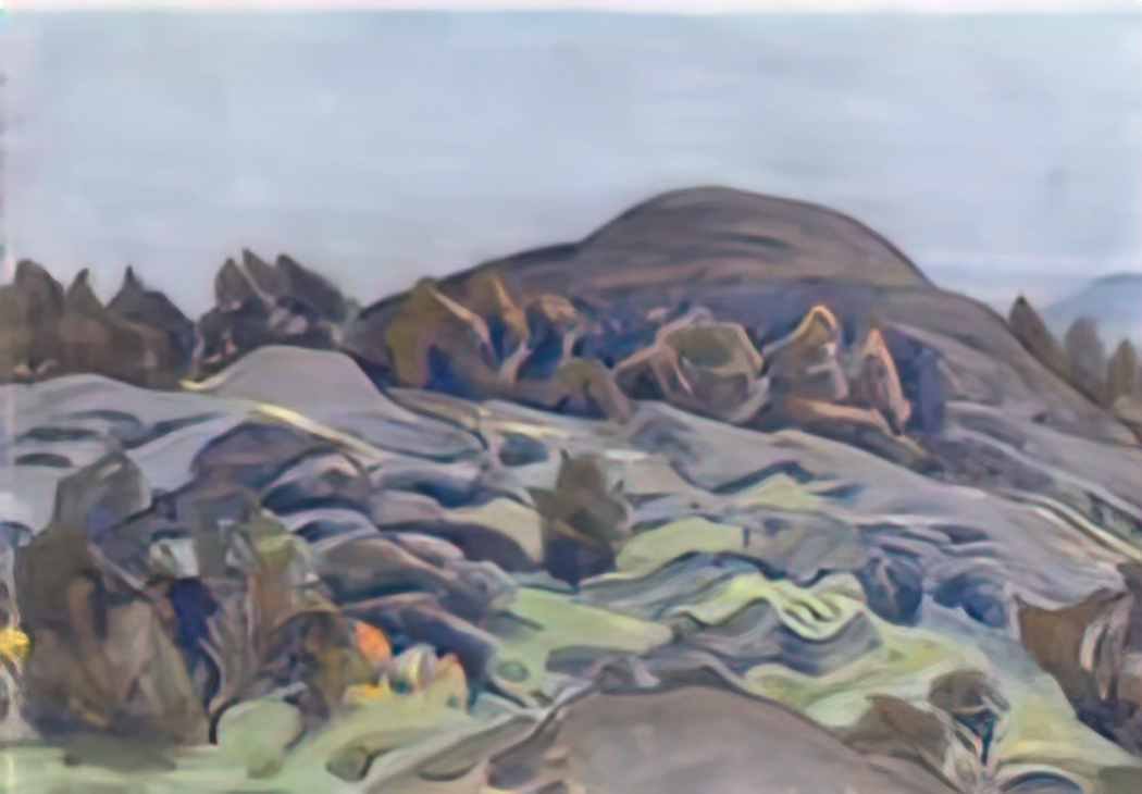 Nicholas Roerich lake ladoga 1919 Art A4 Photo Print