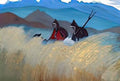 Nicholas Roerich lamas reapers Art A4 Photo Print