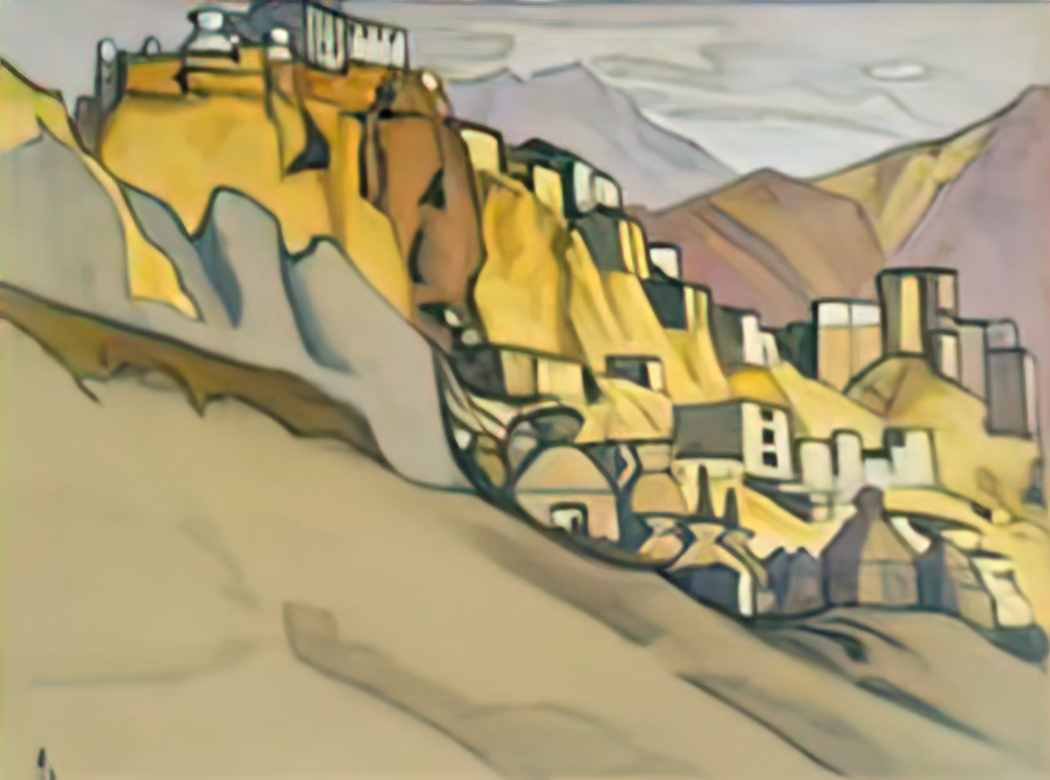 Nicholas Roerich lamayuru monastery 1925 Art A4 Photo Print