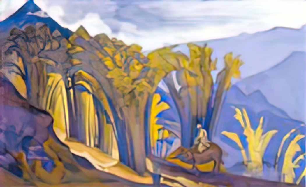 Nicholas Roerich laozi 1924 Art A4 Photo Print