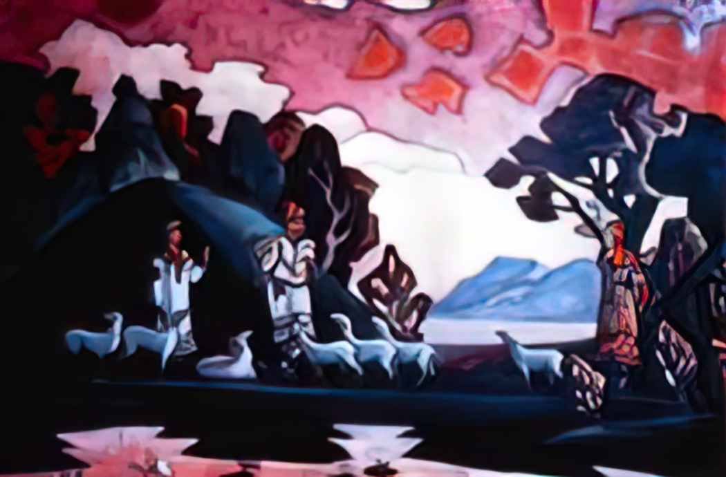 Nicholas Roerich lel Art A4 Photo Print