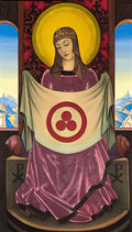 Nicholas Roerich madonna oriflamma 1932 Art A4 Photo Print