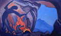 Nicholas Roerich magician 1943 Art A4 Photo Print