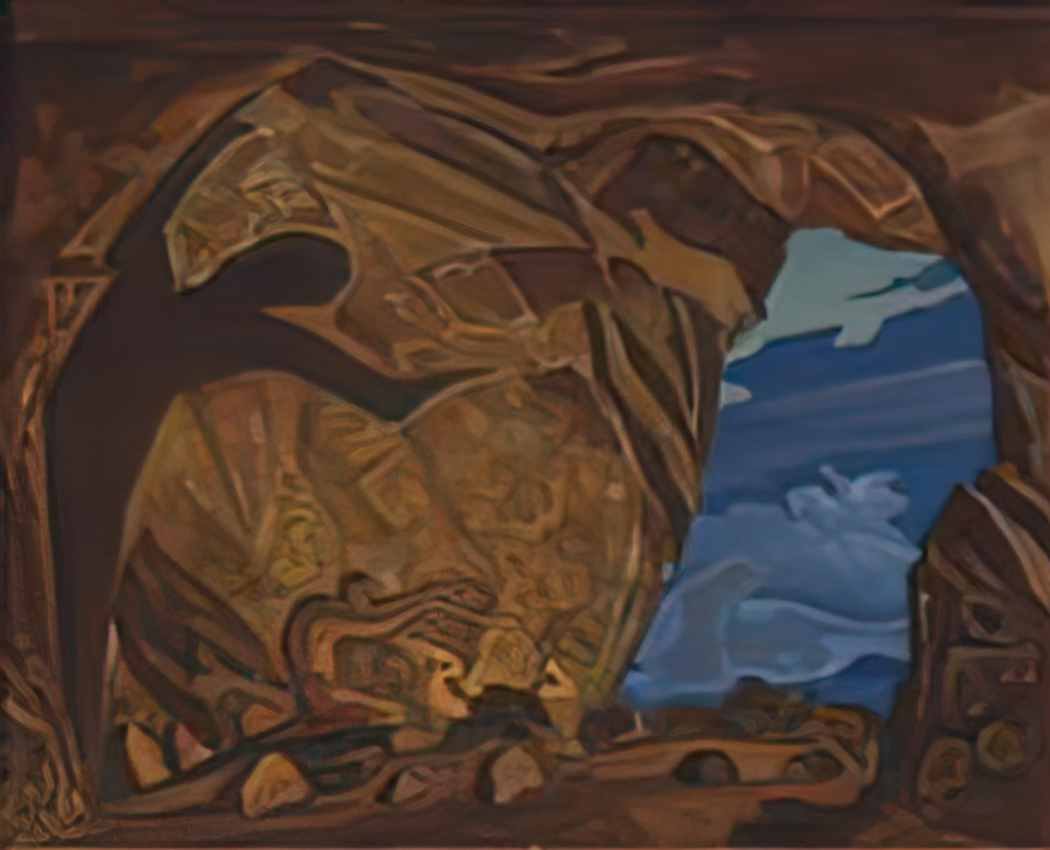 Nicholas Roerich magician Art A4 Photo Print