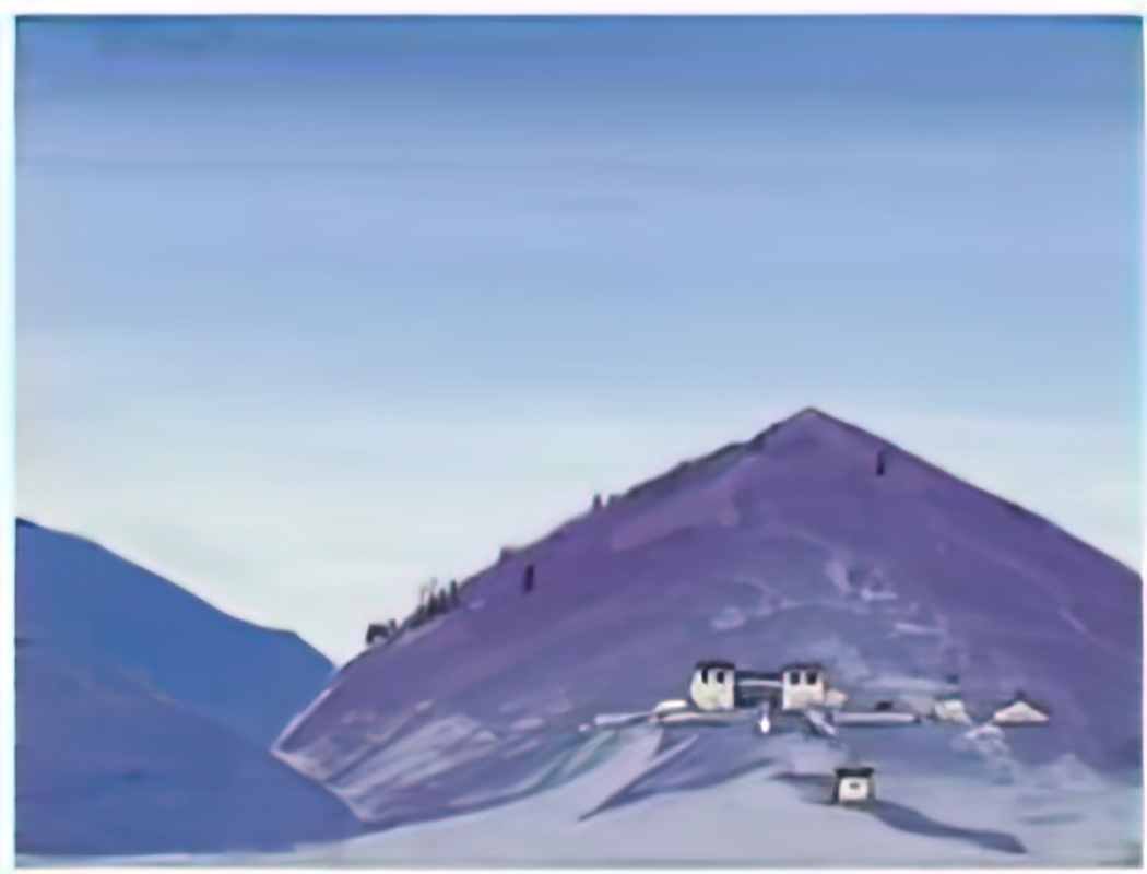 Nicholas Roerich manjusri cell mongolia Art A4 Photo Print