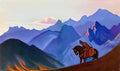 Nicholas Roerich marvelous miracle to the feat 1937 Art A4 Photo Print