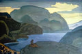Nicholas Roerich meditation 1923 Art A4 Photo Print