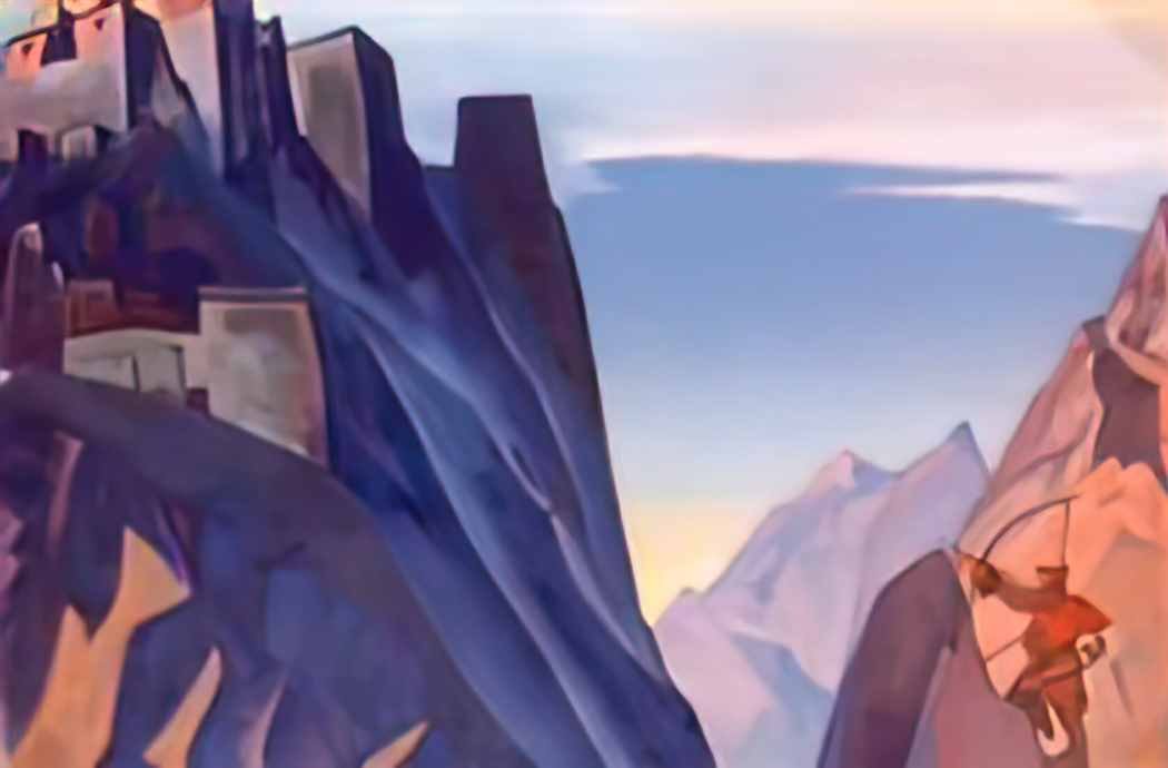 Nicholas Roerich message from shambhala 1 Art A4 Photo Print