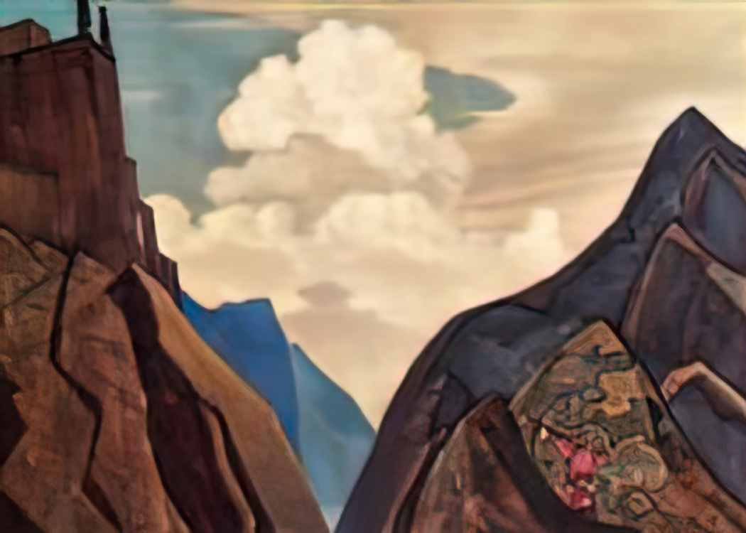 Nicholas Roerich message from shambhala 1931 Art A4 Photo Print