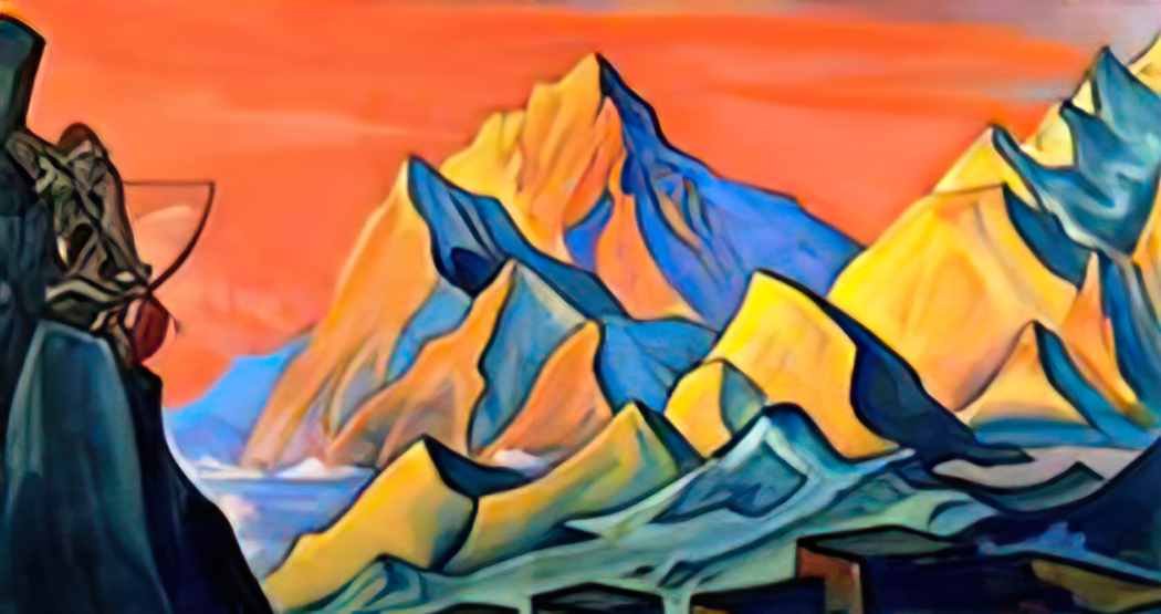 Nicholas Roerich message from shambhala arrow letter 1946 Art A4 Photo Print