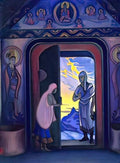Nicholas Roerich messenger 1946 Art A4 Photo Print