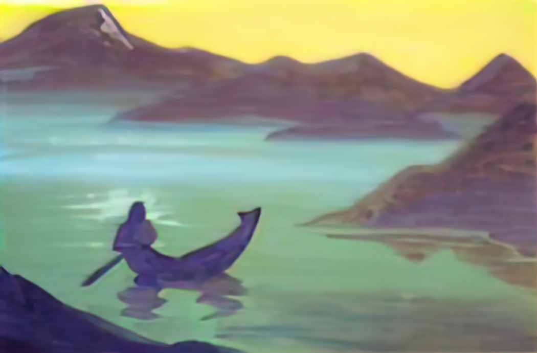 Nicholas Roerich messenger from himalayas 1940 Art A4 Photo Print