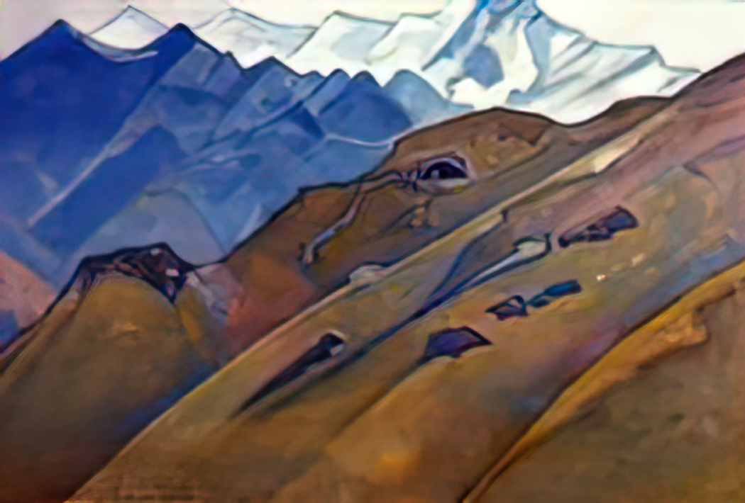 Nicholas Roerich milarepa s cave 1931 Art A4 Photo Print