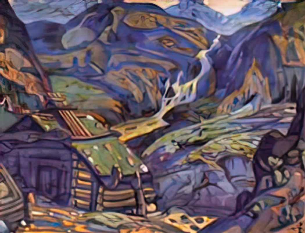 Nicholas Roerich mill in the mountains 1912 Art A4 Photo Print