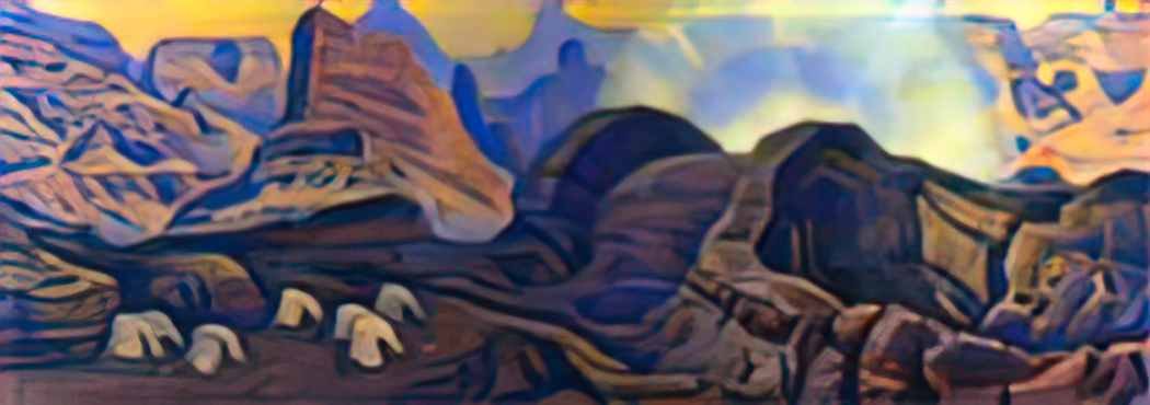 Nicholas Roerich miracle Art A4 Photo Print