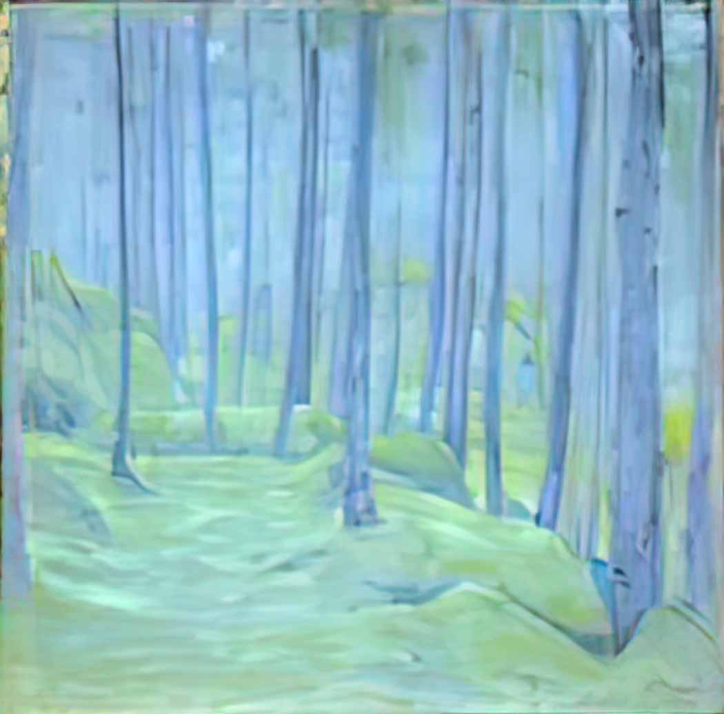 Nicholas Roerich mist in the forest 1907 Art A4 Photo Print