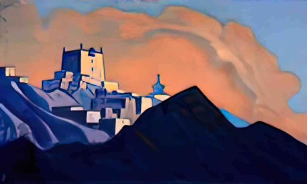 Nicholas Roerich monastery brahmaputra 1937 Art A4 Photo Print