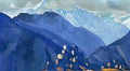 Nicholas Roerich monastery in himalayas 1931 Art A4 Photo Print