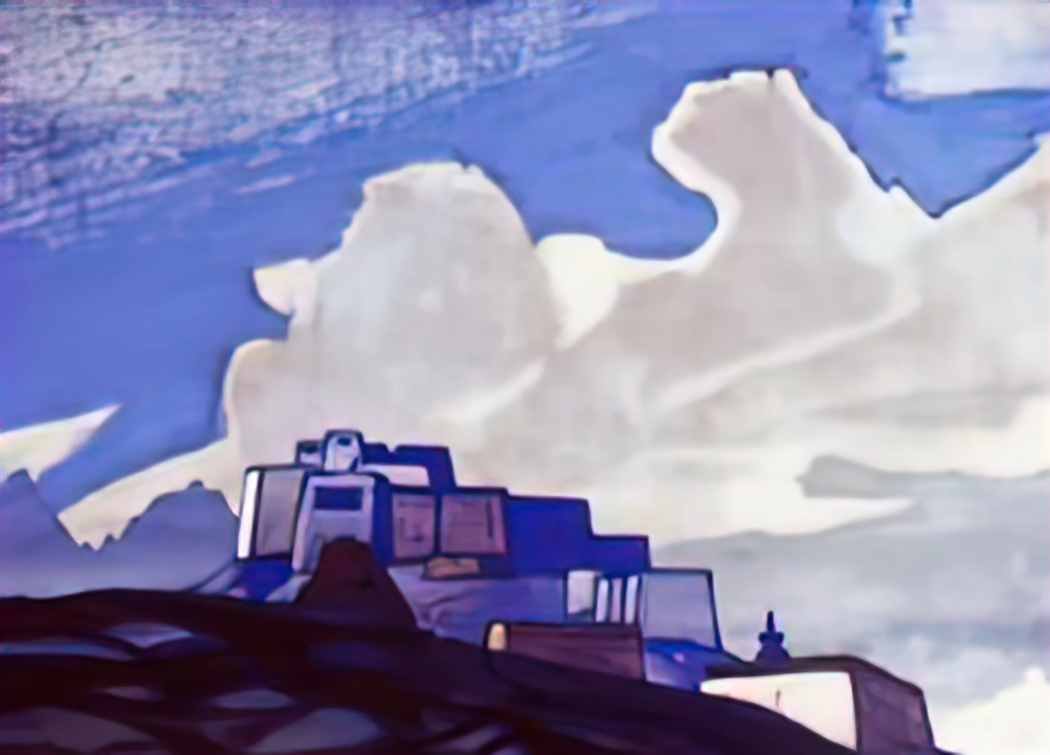 Nicholas Roerich monastery in the mountains 1931 Art A4 Photo Print