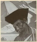 Nicholas Roerich mongolian lama Art A4 Photo Print