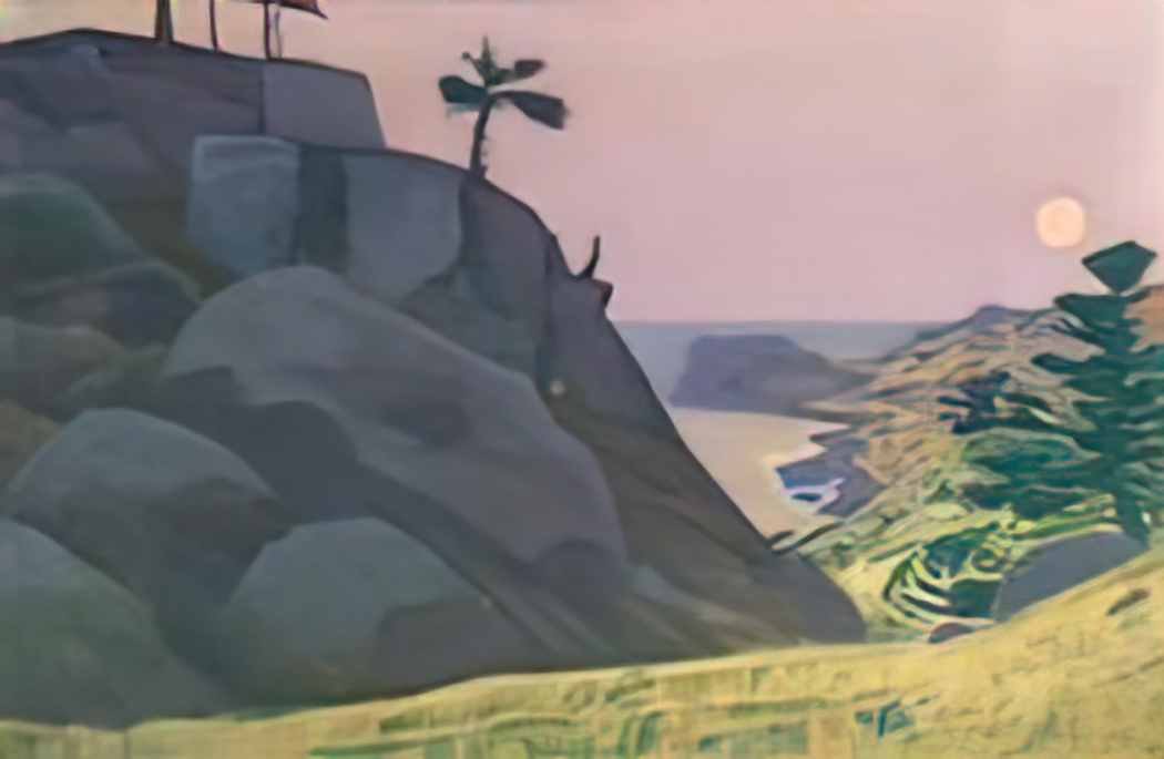 Nicholas Roerich monhigan fairytale 1922 Art A4 Photo Print