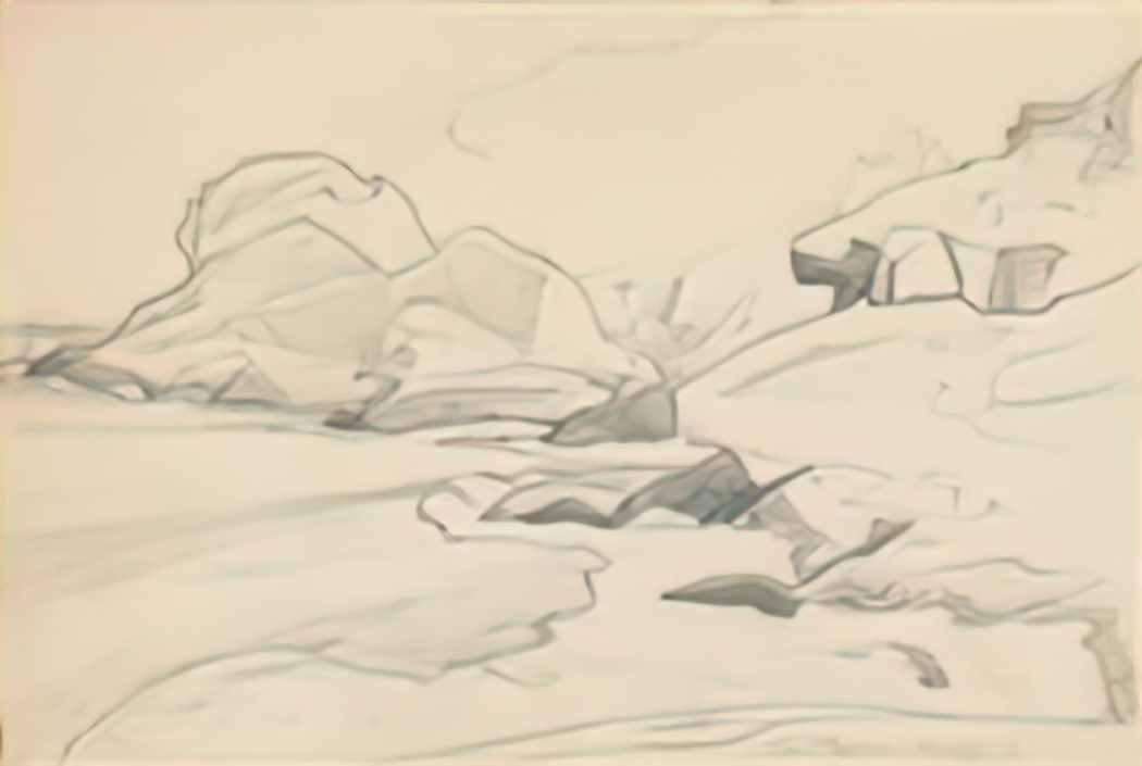 Nicholas Roerich monhigan study 1922 19 Art A4 Photo Print