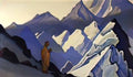 Nicholas Roerich morning prayer 1931 Art A4 Photo Print