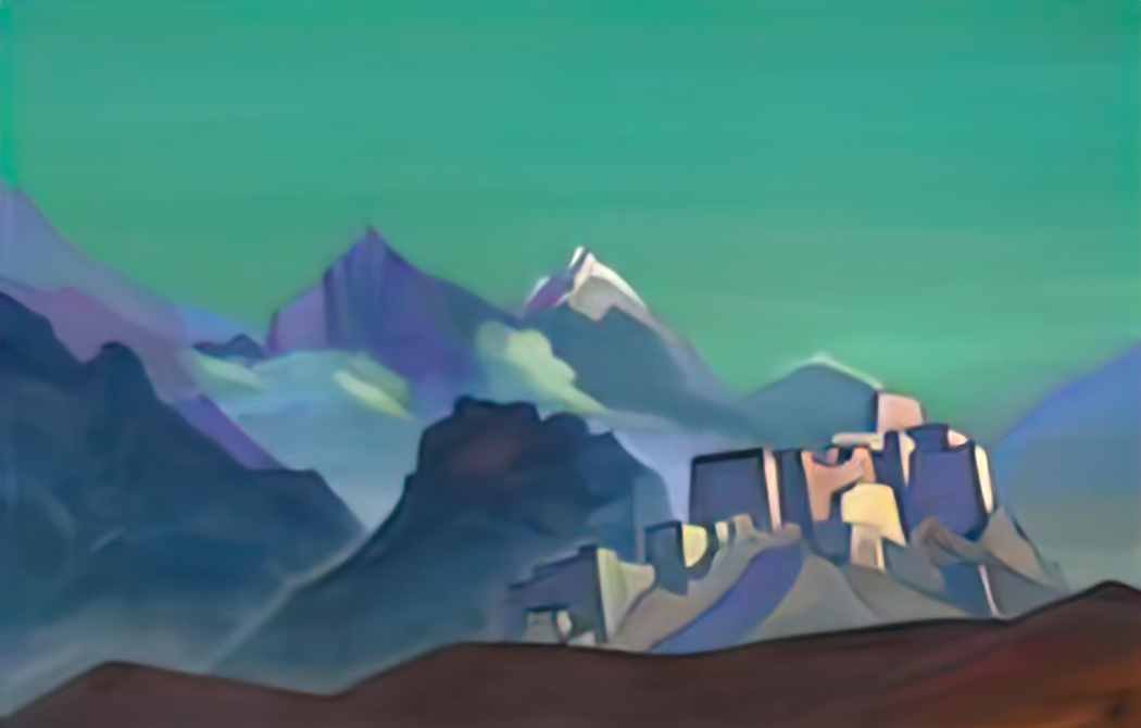 Nicholas Roerich morning star 1932 Art A4 Photo Print