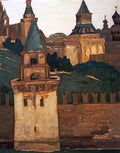Nicholas Roerich moscow view of kremlin from zamoskvorechie 1903 Art A4 Photo Print