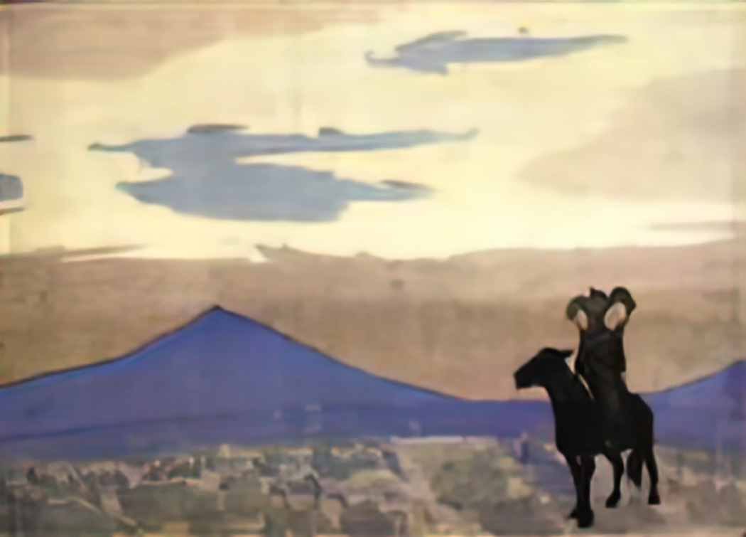 Nicholas Roerich mother of genghis khan 1931 Art A4 Photo Print