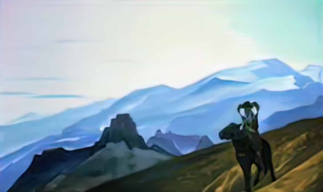 Nicholas Roerich mother of genghis khan 1933 Art A4 Photo Print