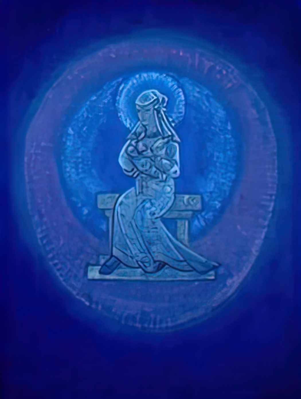 Nicholas Roerich mother of turfan 1924 Art A4 Photo Print
