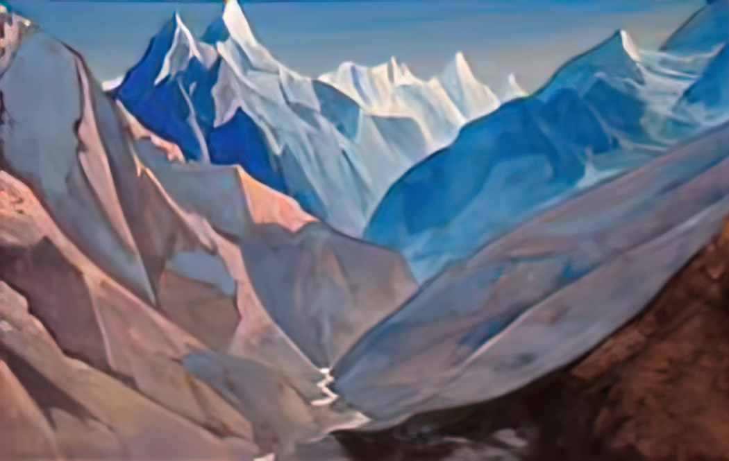 Nicholas Roerich mount m 1931 1 Art A4 Photo Print