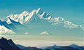 Nicholas Roerich mount of five treasures two worlds 1933 Art A4 Photo Print