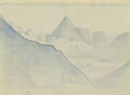 Nicholas Roerich mountain landscape Art A4 Photo Print