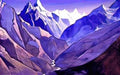Nicholas Roerich mountains Art A4 Photo Print