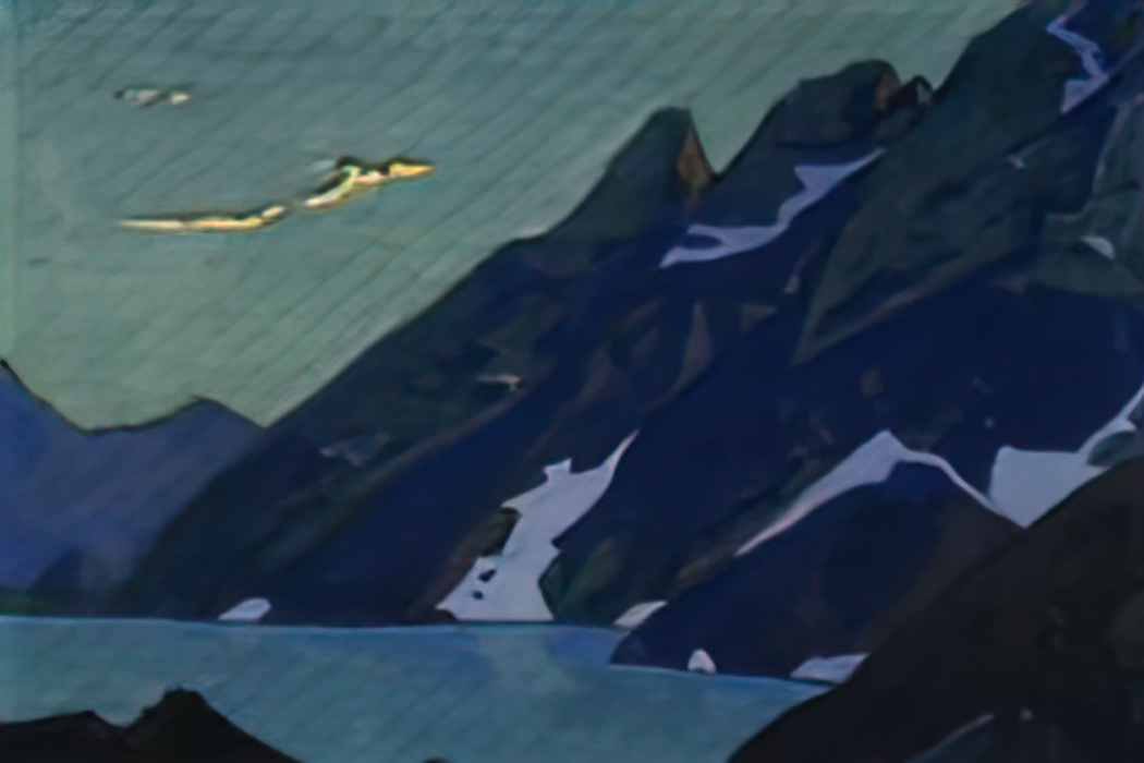Nicholas Roerich nag lake kashmir 1937 Art A4 Photo Print