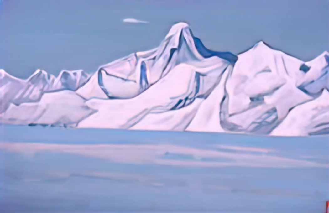 Nicholas Roerich nanda devi 1944 Art A4 Photo Print