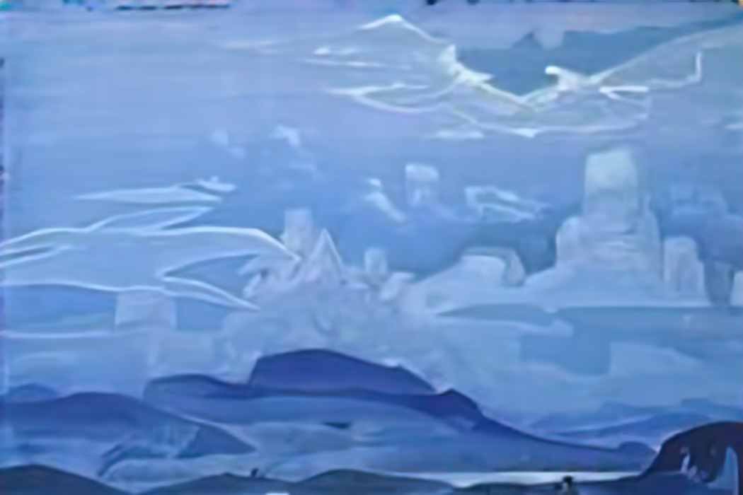 Nicholas Roerich night rider 1918 1 Art A4 Photo Print