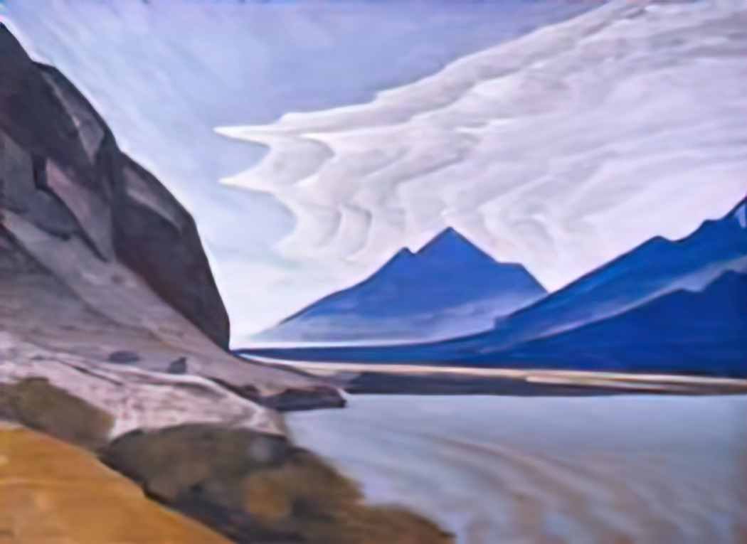 Nicholas Roerich nubra valley Art A4 Photo Print