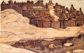 Nicholas Roerich old town 1902 Art A4 Photo Print