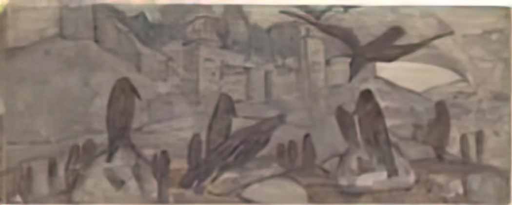 Nicholas Roerich ominous 1901 1 Art A4 Photo Print