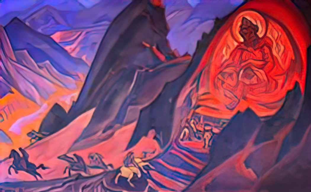 Nicholas Roerich order of rigden jyepo 1947 Art A4 Photo Print