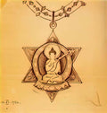 Nicholas Roerich order of the buddha all conquering 1926 Art A4 Photo Print